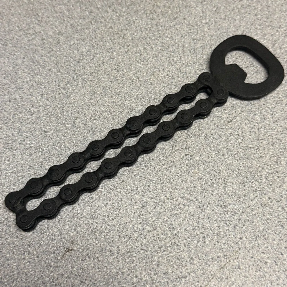 Bottle Opener - Recycled Bike Chain Bottle Opener